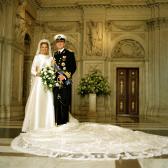Huewelijksportret van Maxima en Willem-Alexander - Foto Jeroen van der Meyde
